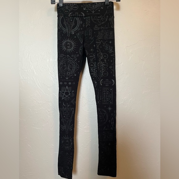 KILLSTAR Occult Luxury Telepathic Leggings in Black XS Goth Witchy Magic NWOT - Picture 3 of 10